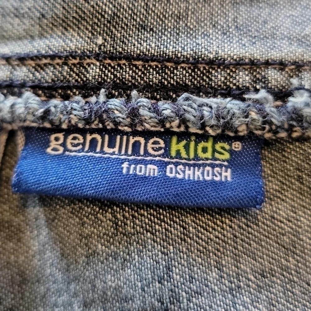 Genuine Kids from OshKosh size 12 months denim overalls